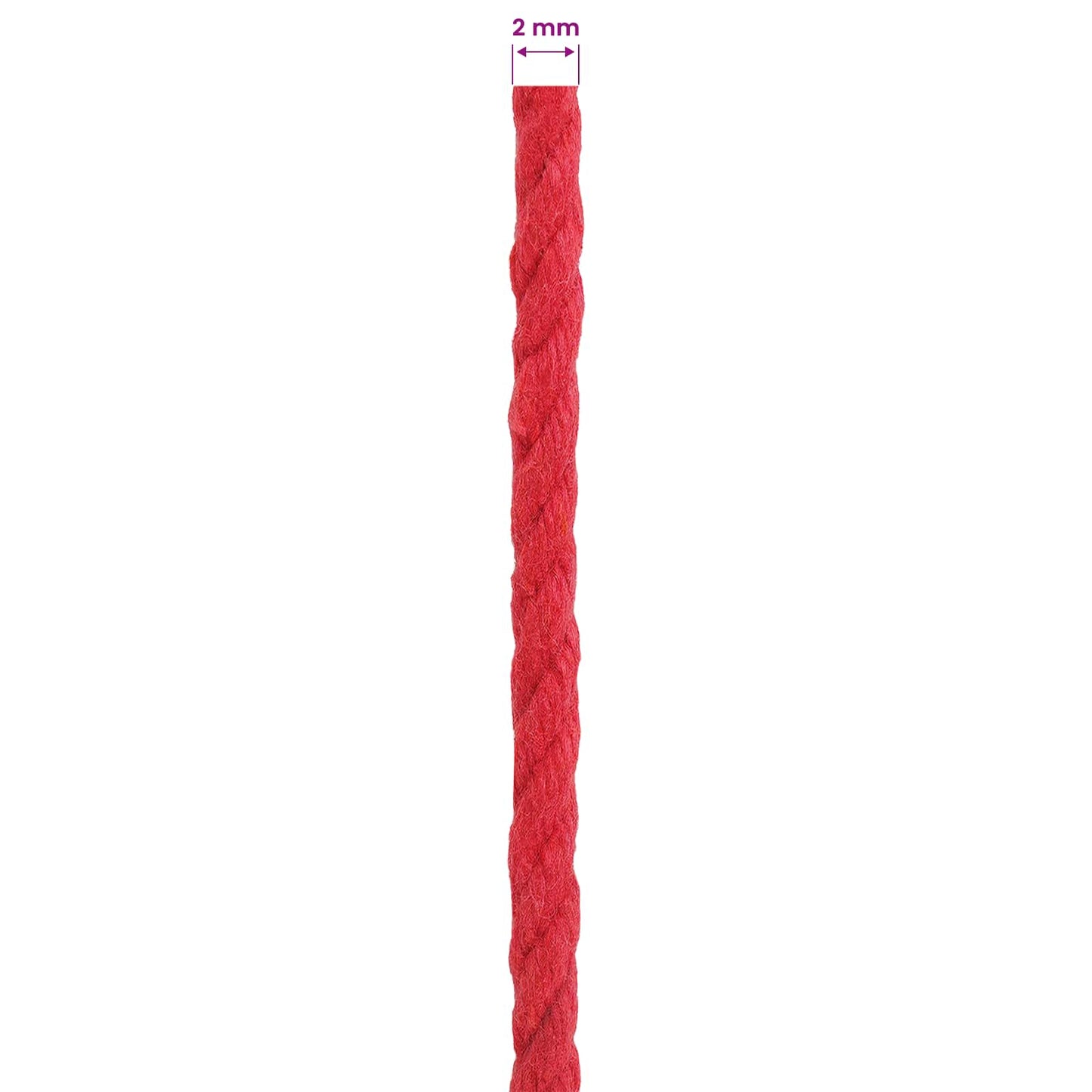 Tau 10 pcs Rød Bomull