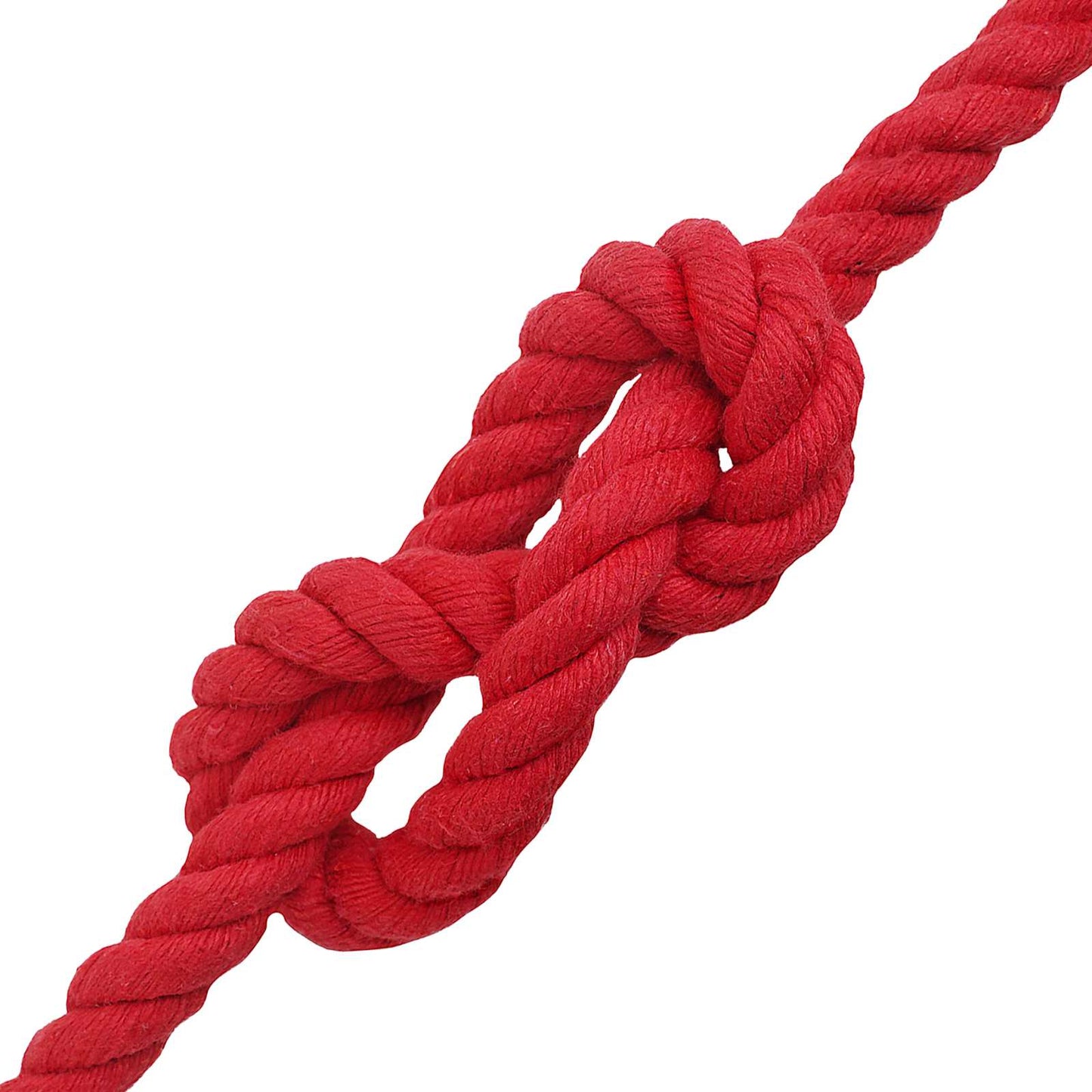 Tau Rød 1,6 x 1,6 x 2500 cm Bomull