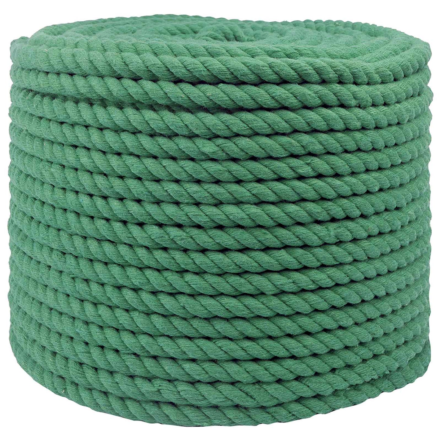 Bomull Tau 10 mm 25 m Grønn 100% Bomull