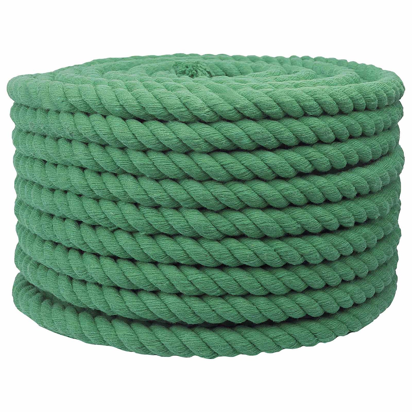 Bomull Tau 20 mm 100 m Grønn 100% Bomull