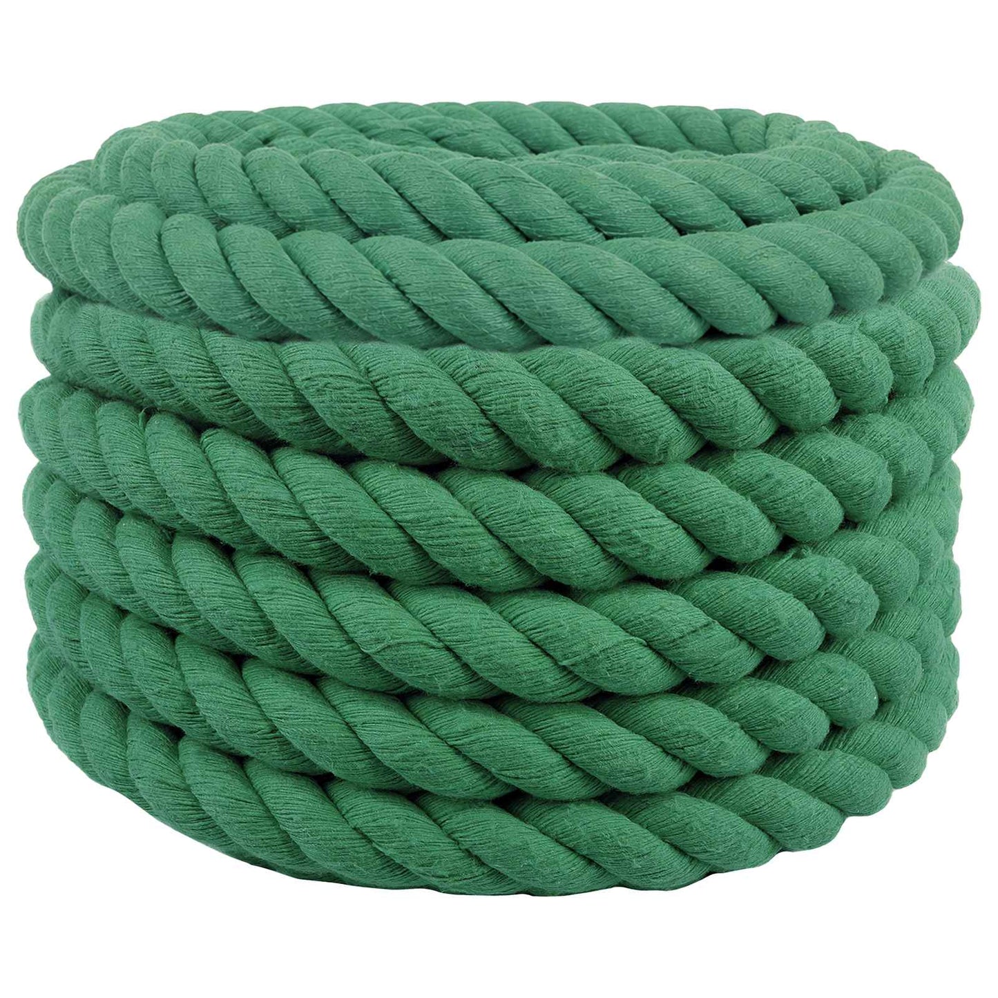 Bomull Tau 30 mm 10 m Grønn 100% Bomull