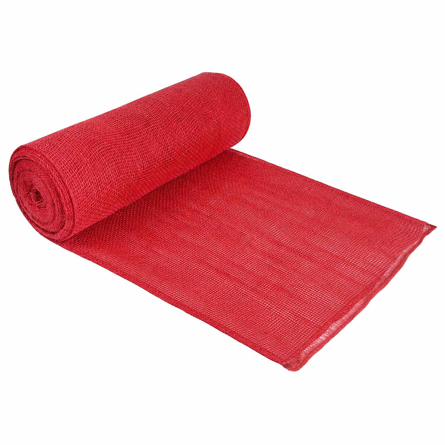Jute Rull Rød 100 x 2500 cm