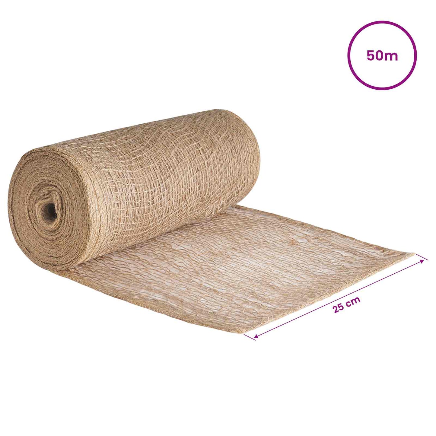 Jute Rull 25 x 5000 cm