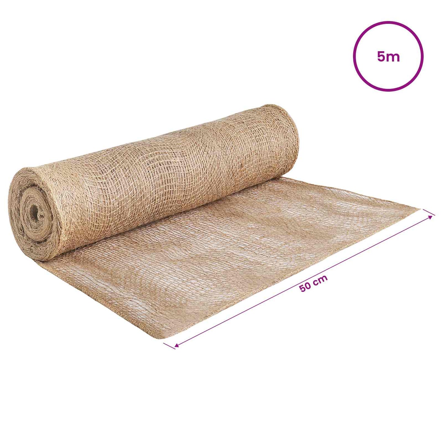 Jute Rull 50 x 500 cm