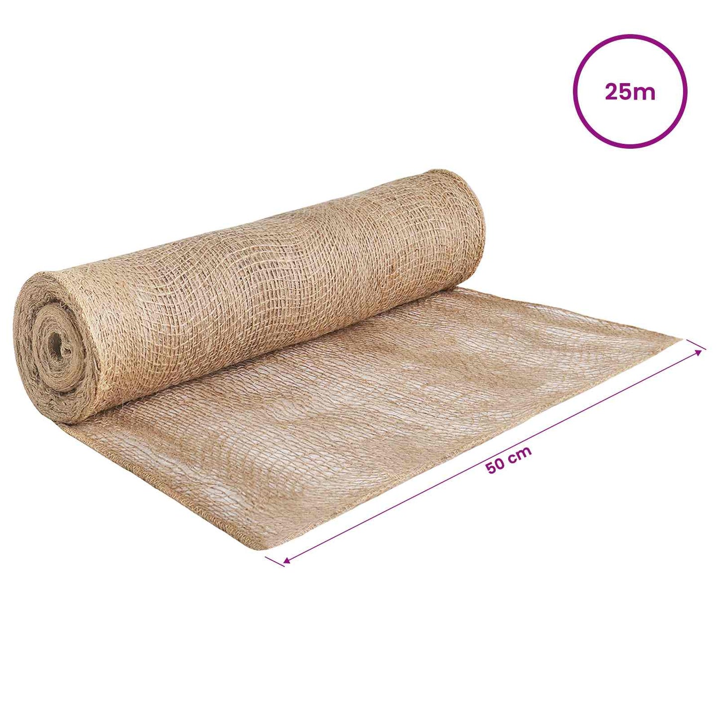 Jute Rull 50 x 5000 cm