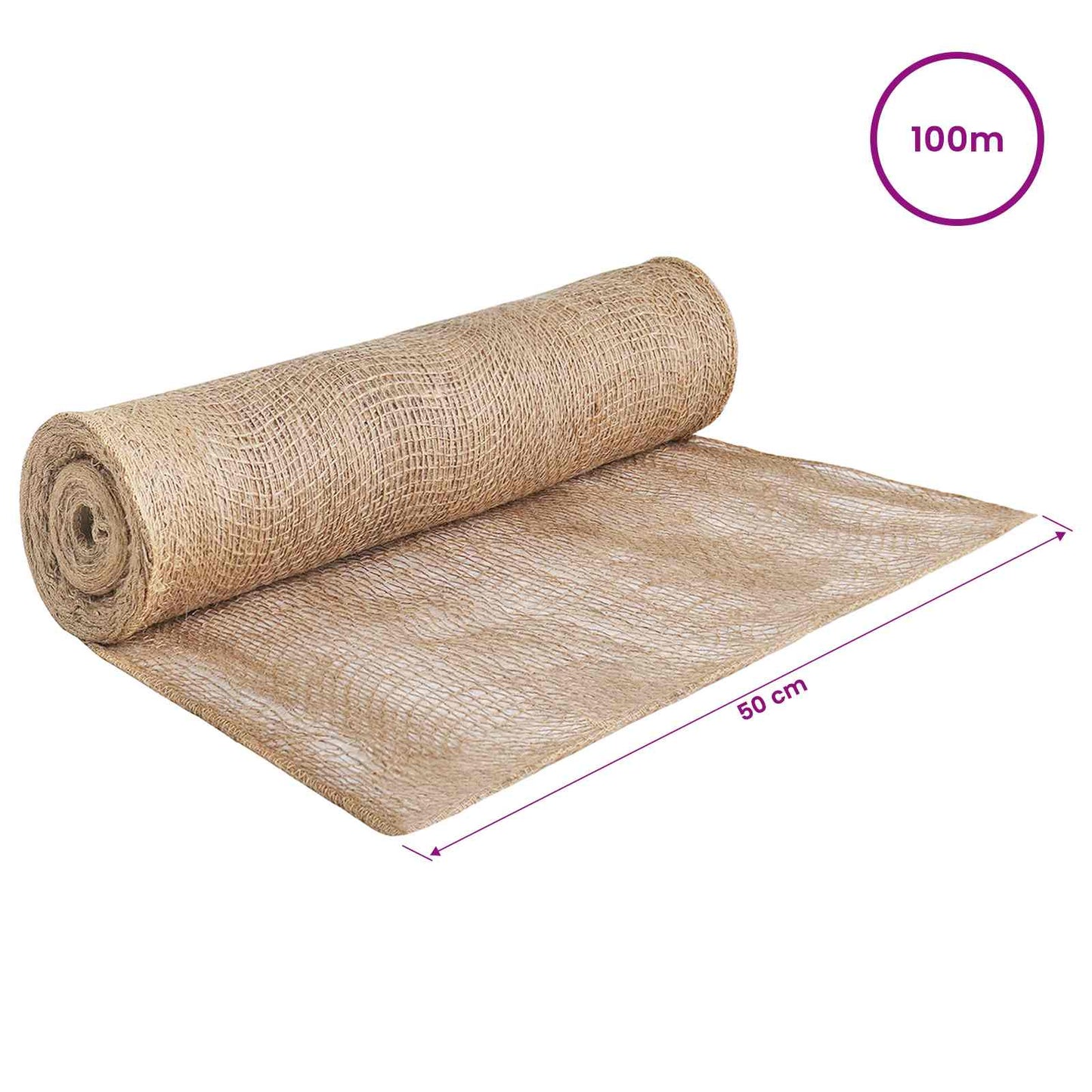 Jute Rull 50 x 10000 cm