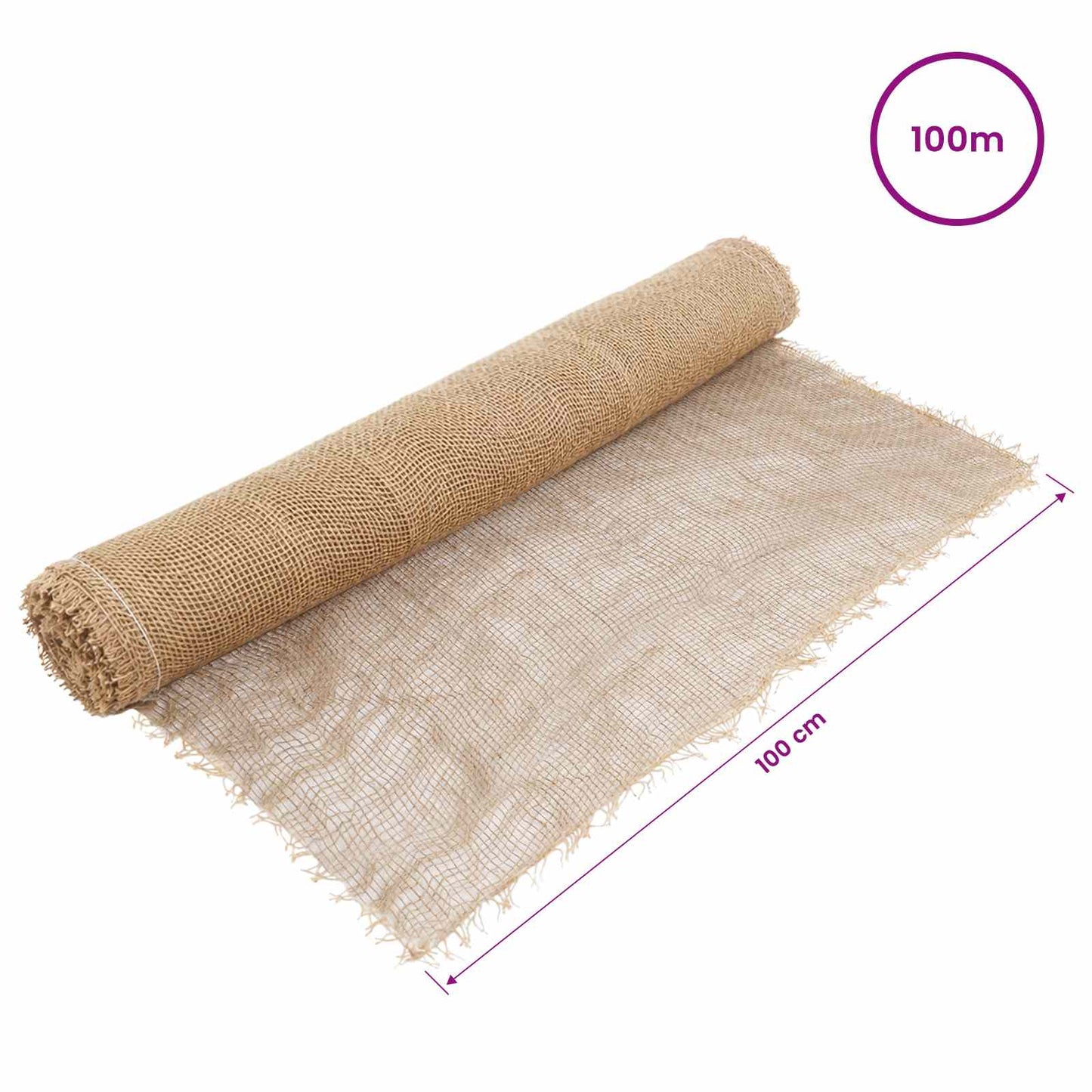 Jute Rull 100 x 10000 cm