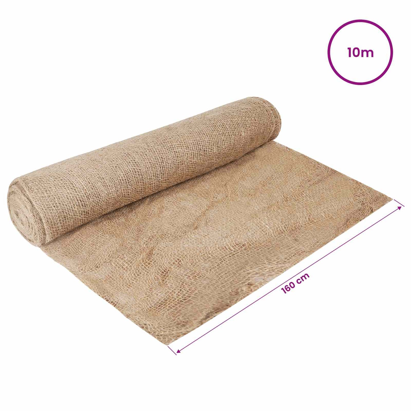 Jute Rull 160 x 1000 cm