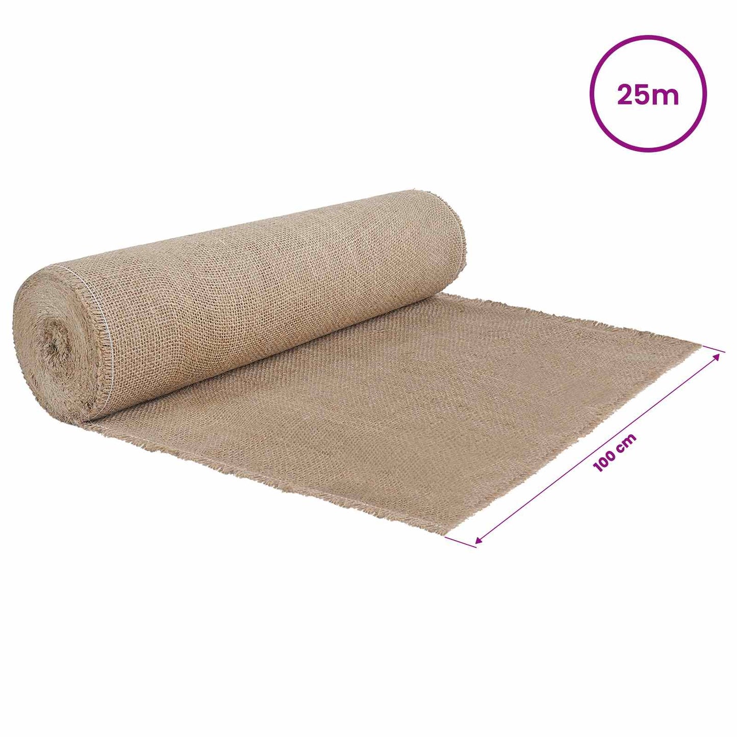 Jute Rull Naturlig 100 x 2500 cm