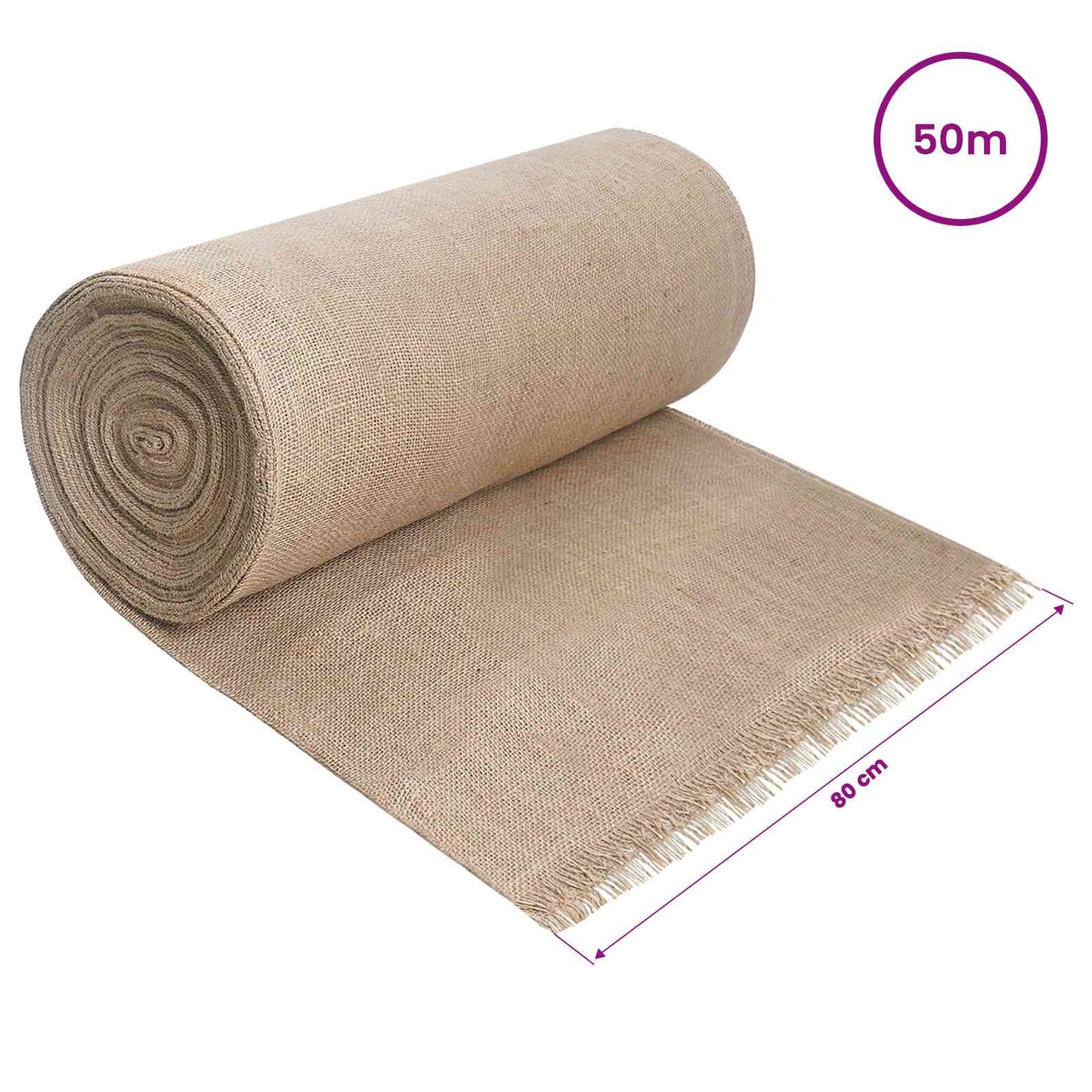 Jute Rull Naturlig 160 x 5000 cm