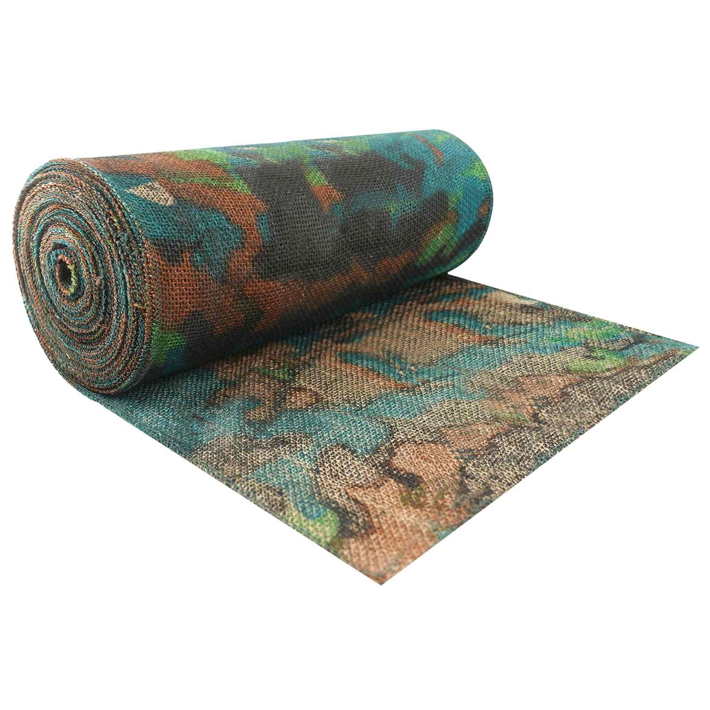 Jute Rull 200 x 1000 cm Kamuflasje