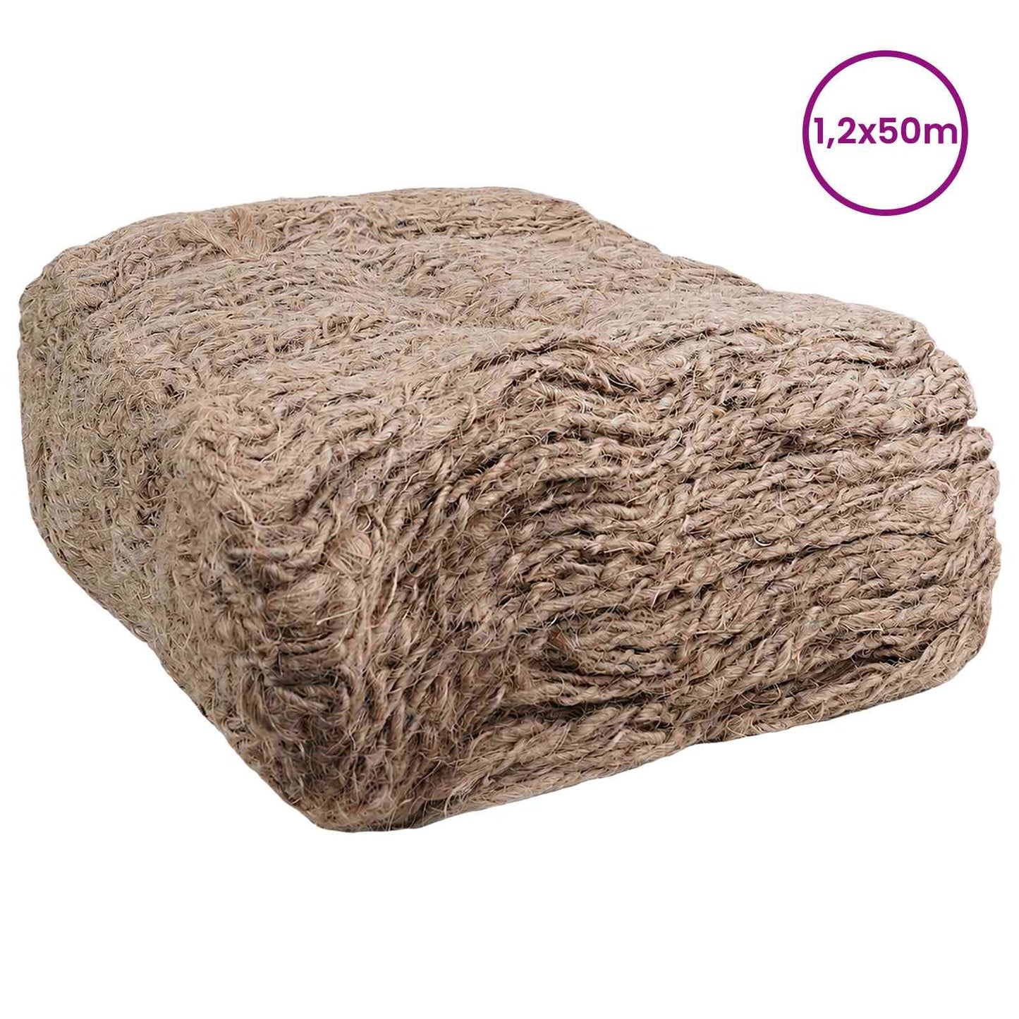 Jute Avlastningsmatte Naturlig 1,2 x 50 m