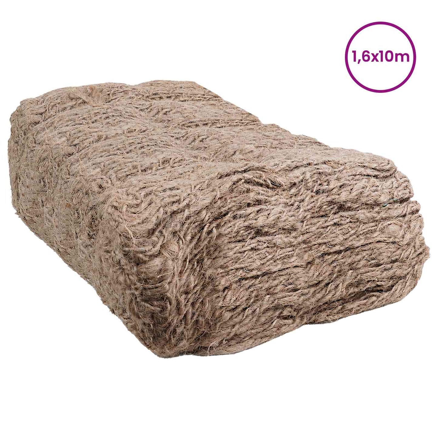 Jute Avlastningsmatte Naturlig 1,6 x 10 m