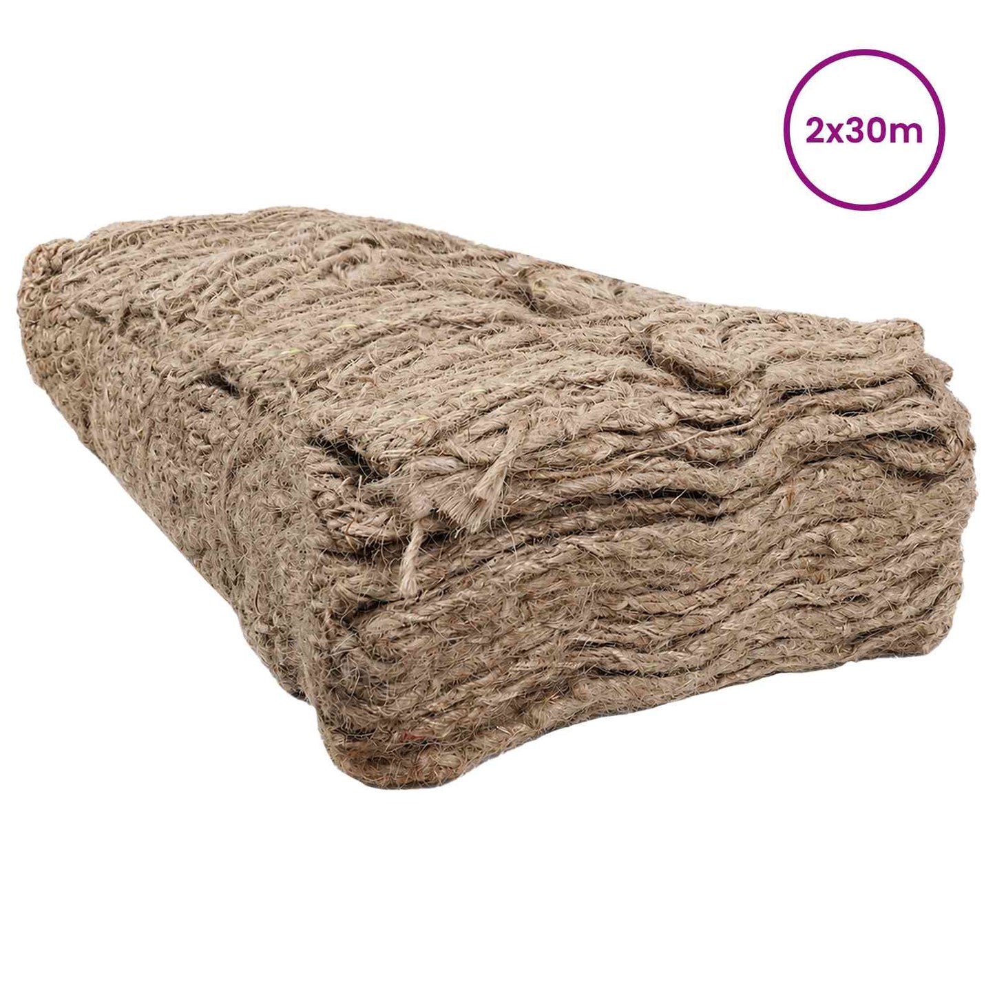 Jute Avlastningsmatte Naturlig 2 x 30 m