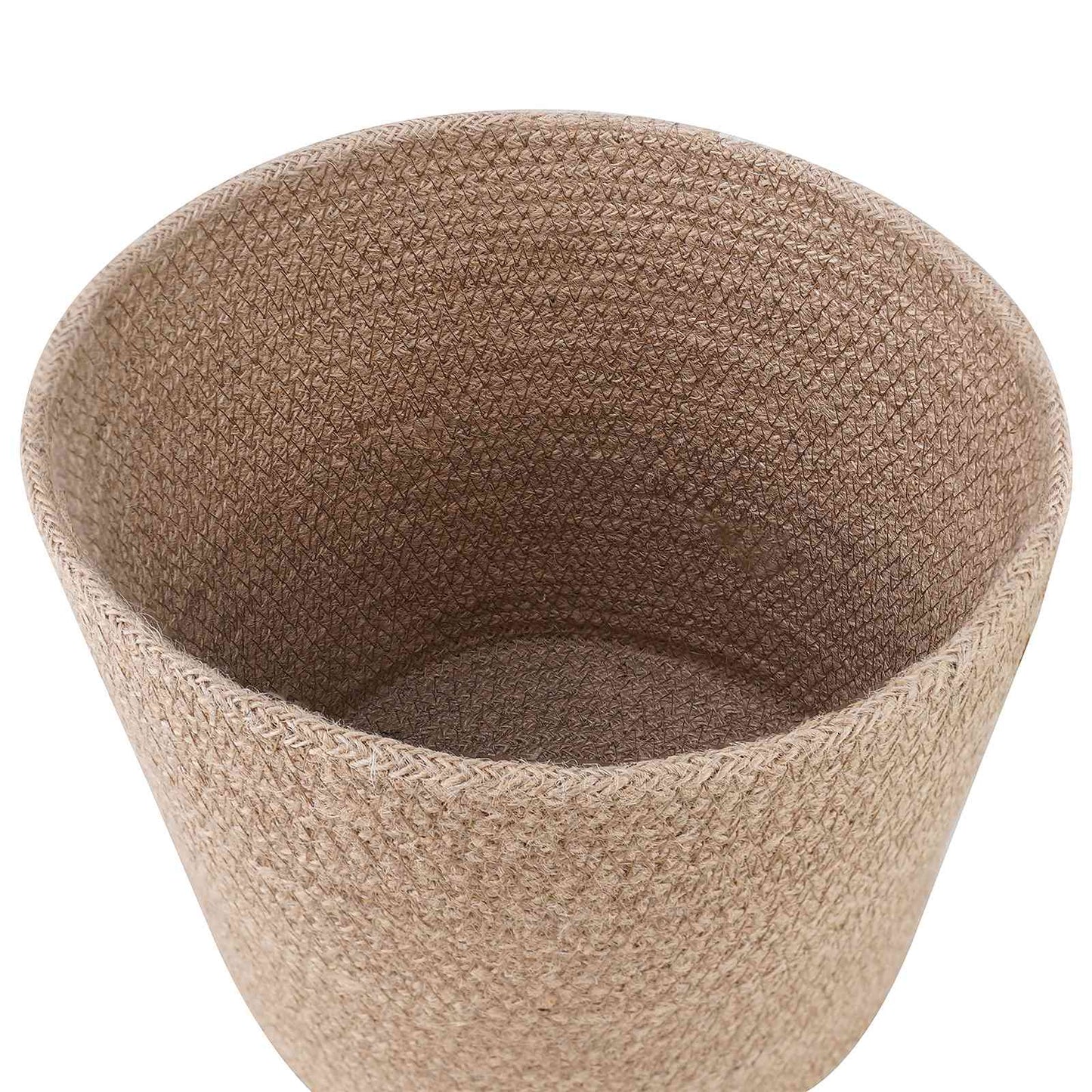 Plantepotte Sett 2 pcs Naturlig Ø 21 x 21 cm 100% Tossa Jute