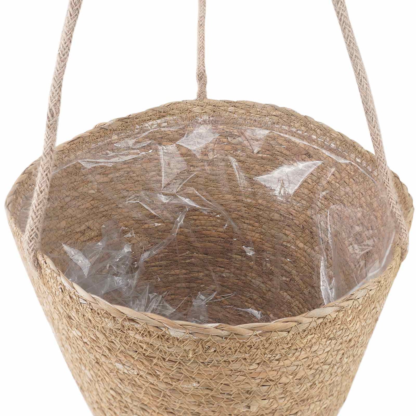 Sjøgress plantekurver 3 pcs Naturlig Ø26 x 19 cm 100% sjøgress