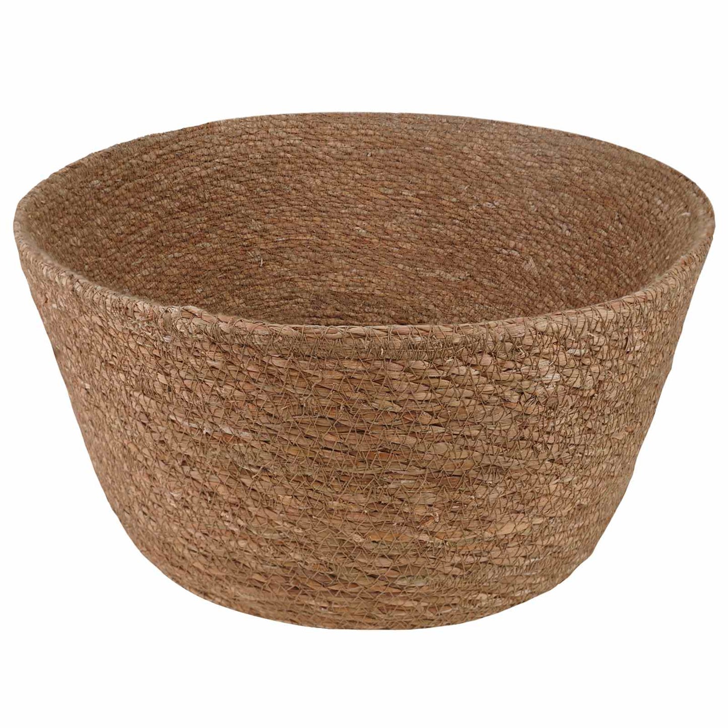 Blomsterkrukke med håndtak 2 pcs Naturlig Ø 22 x 20 cm