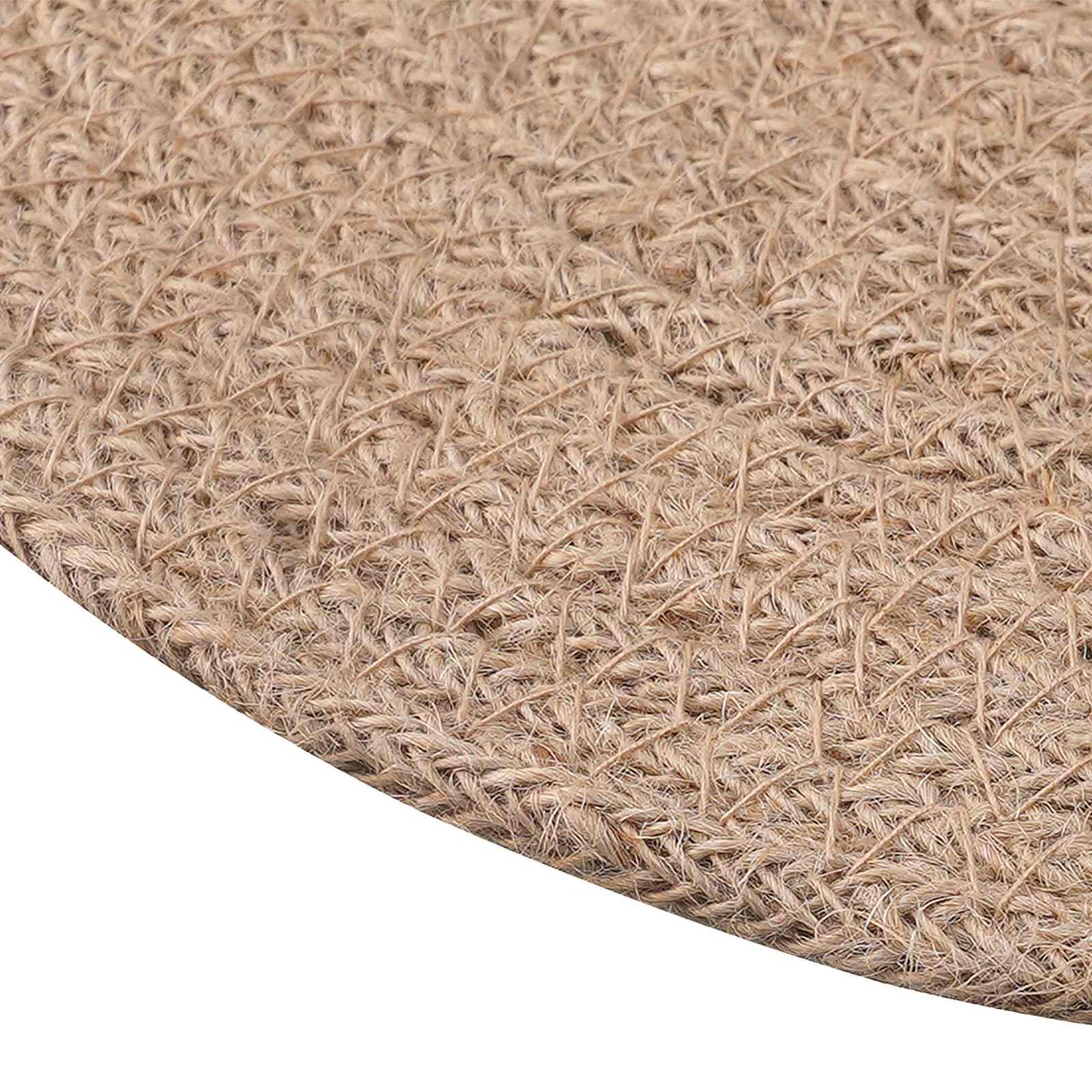 Jute Placemets 6 pcs Naturlig Ø 30 cm 100% Tossa Jute