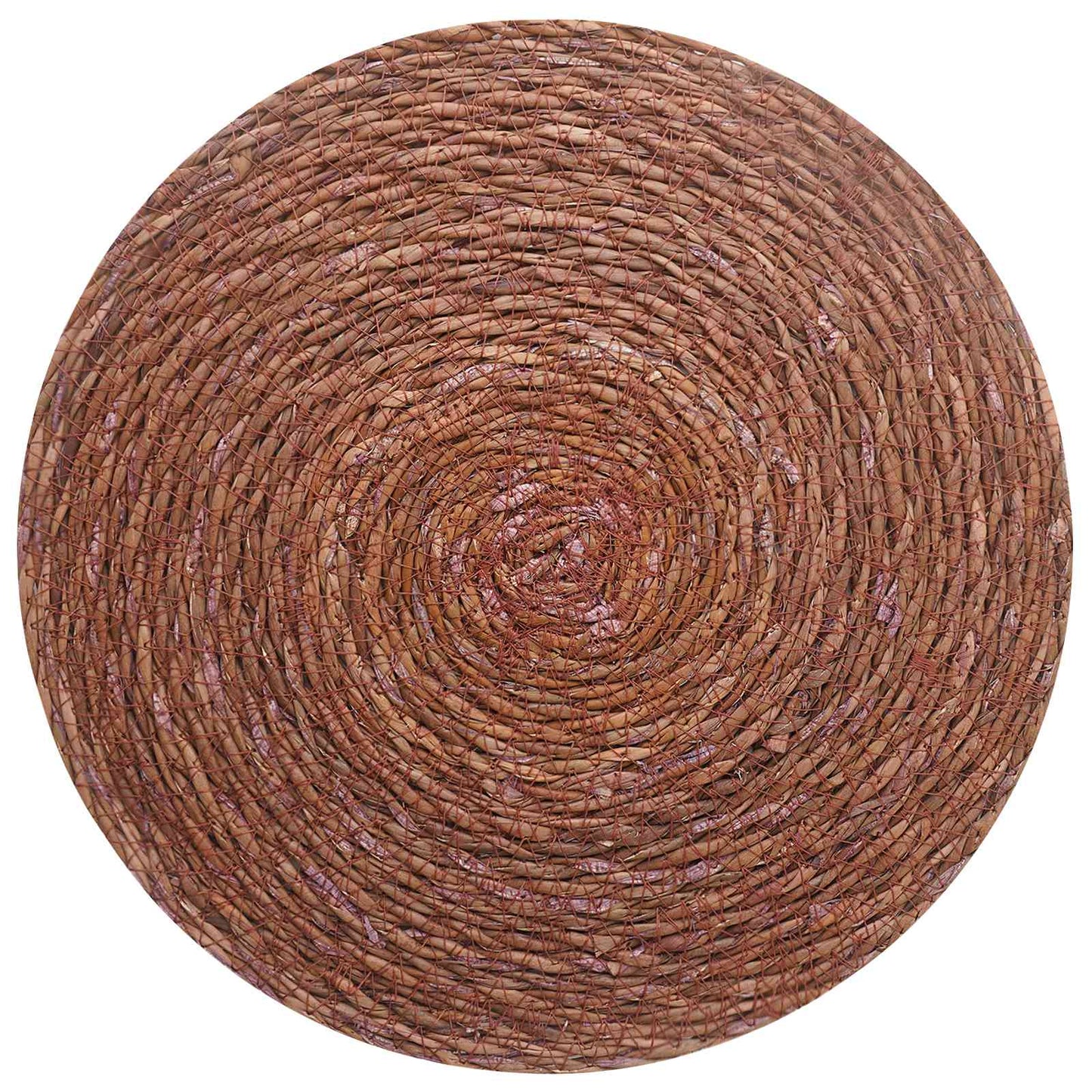 Sjøgress duker 4 pcs Brun Ø 30 cm 100% sjøgress