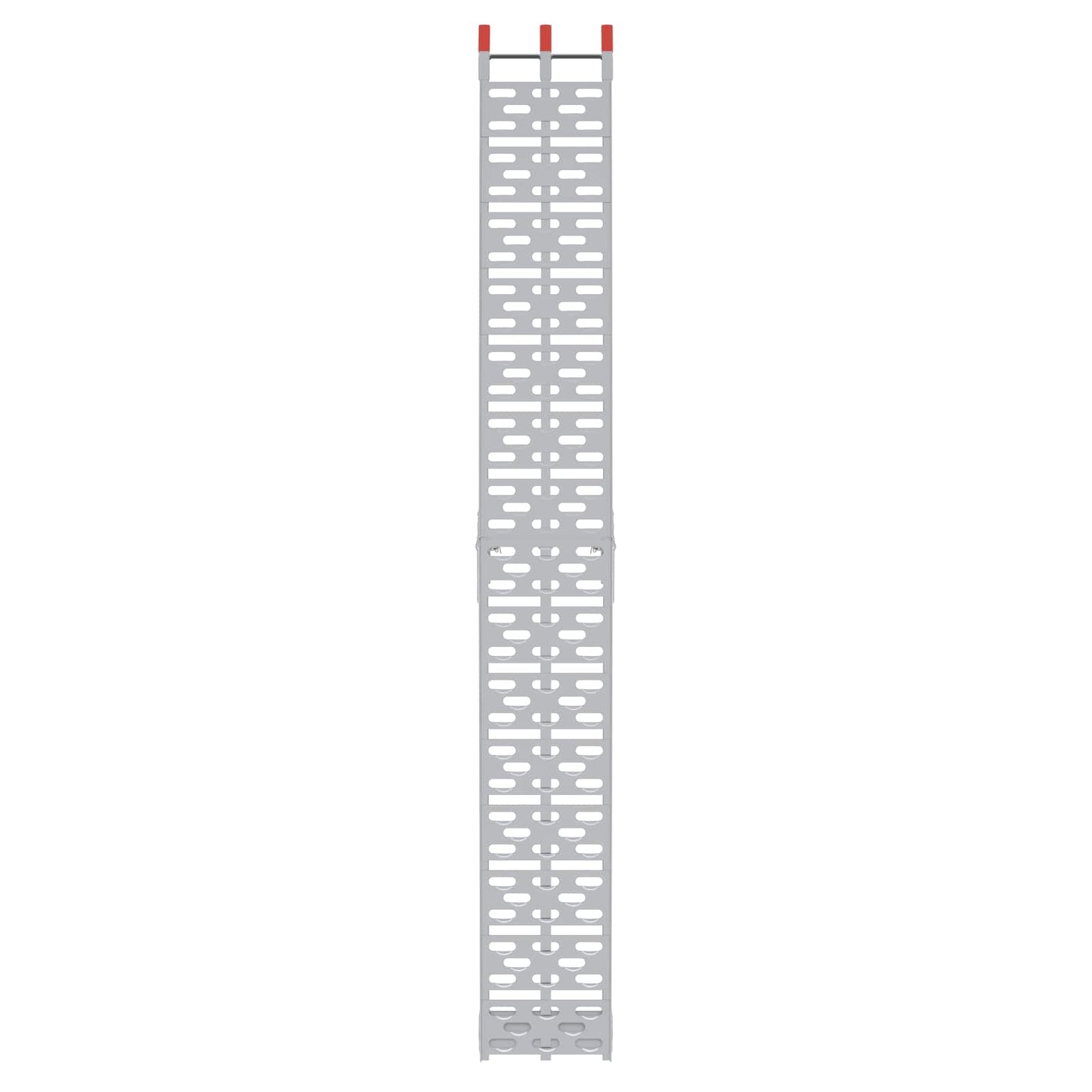Sammenleggbar motorsykkelrampe 340 kg per rampe 2 pcs sølv