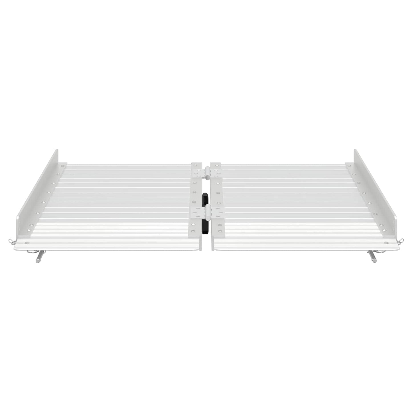 Rampe for rullestol 270 kg sølv 62 x 73 x 5 cm Aluminium