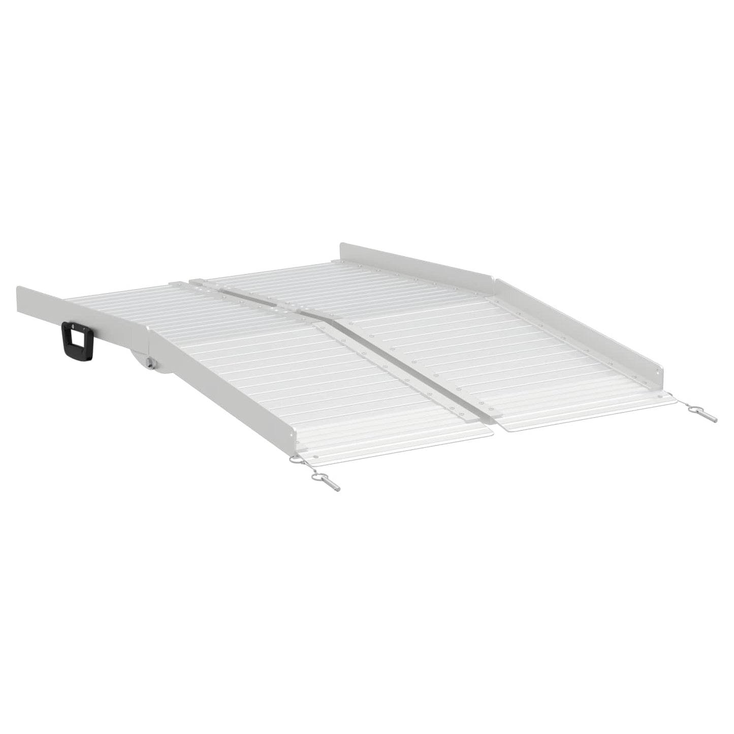 Rampe for rullestol 270 kg sølv 270 kg Aluminium