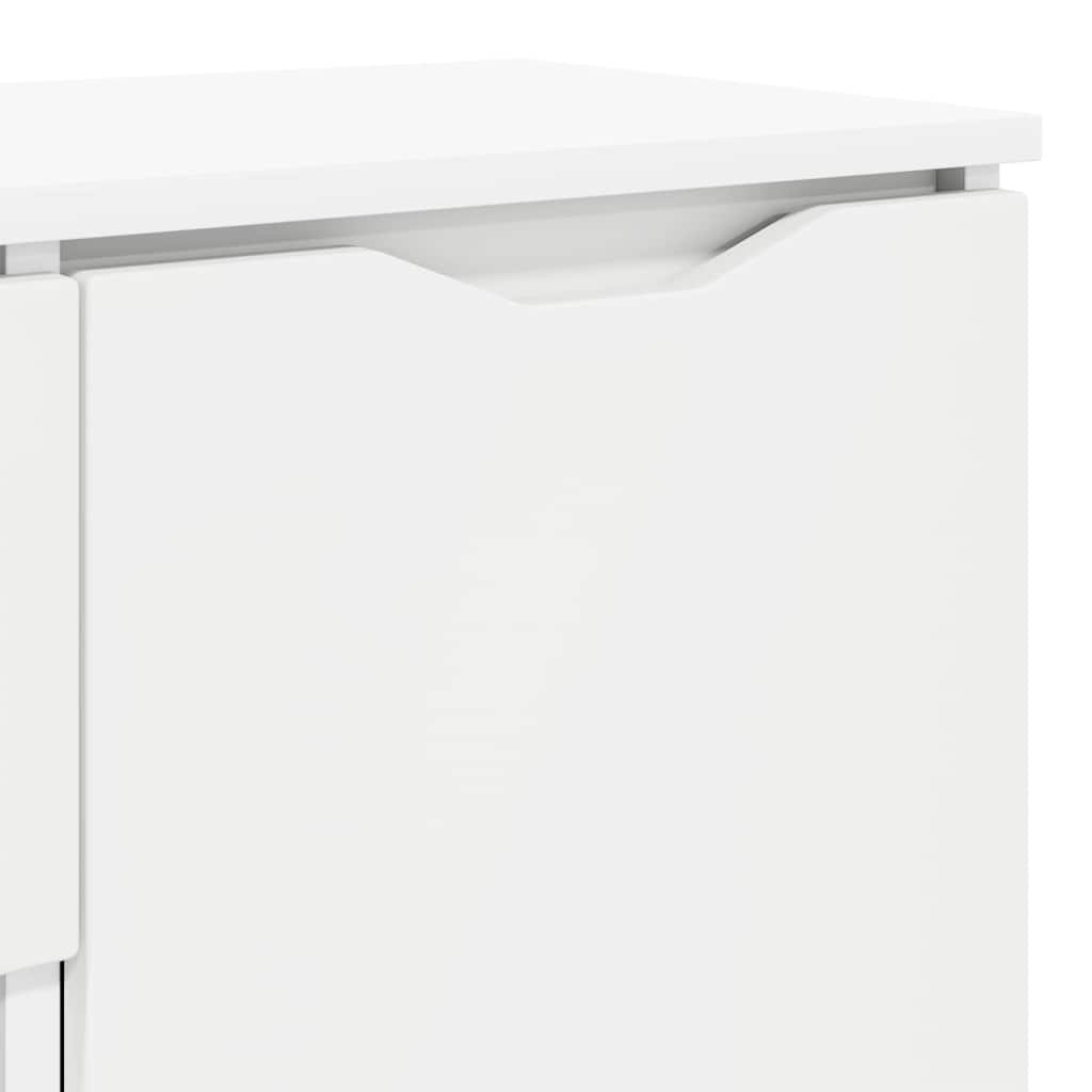 Serviesskap med skuff Hvit 100 x 30 x 65,6 Konstruert tre