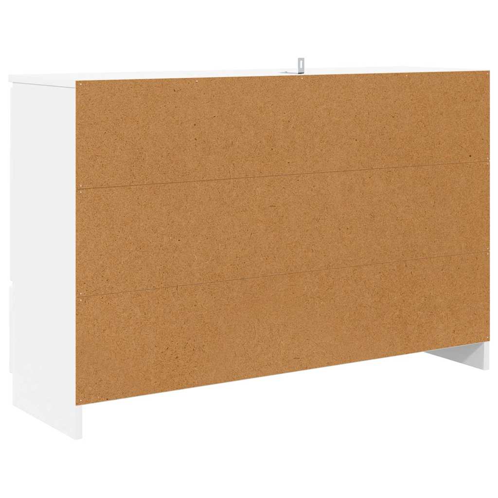 Serviesskap med skuff Hvit 100 x 30 x 65,6 Konstruert tre