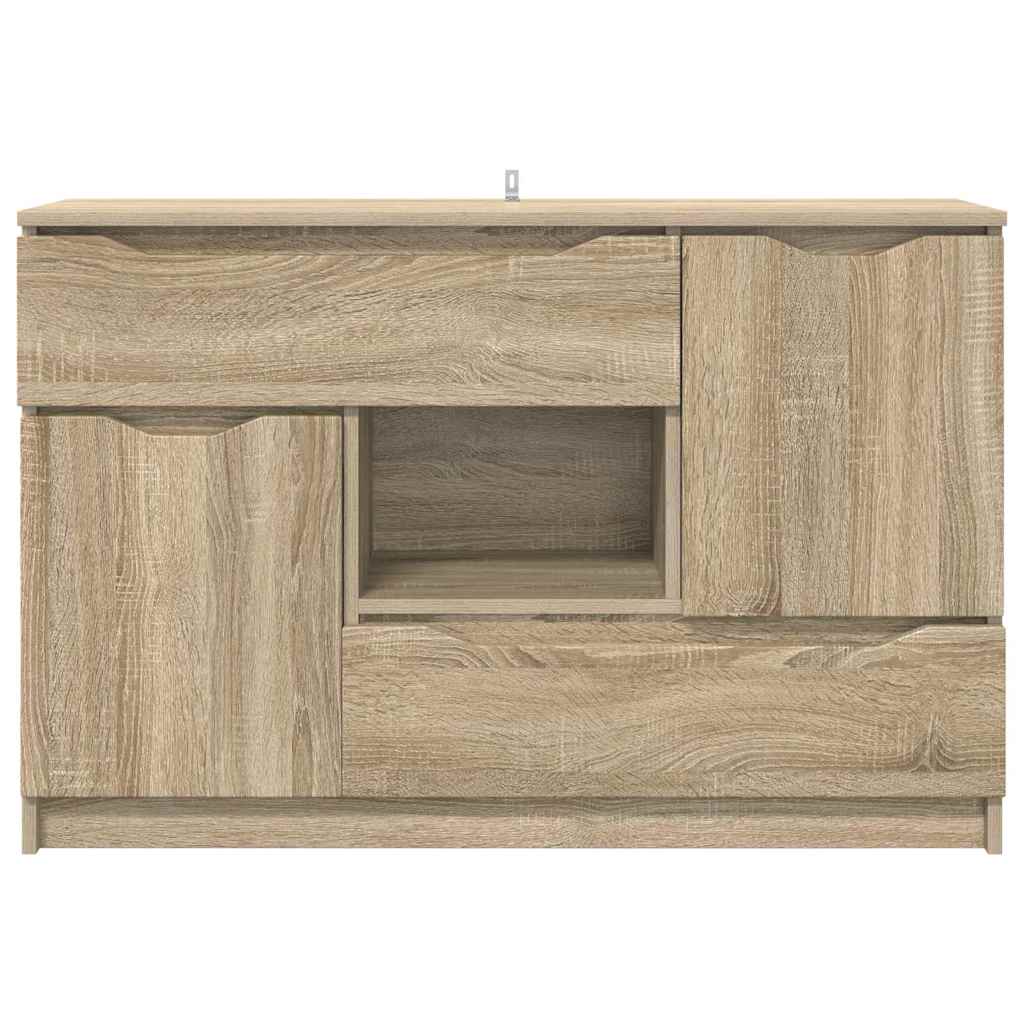 Serviesskap med skuff Sonoma eik 100 x 30 x 65,6 Konstruert tre