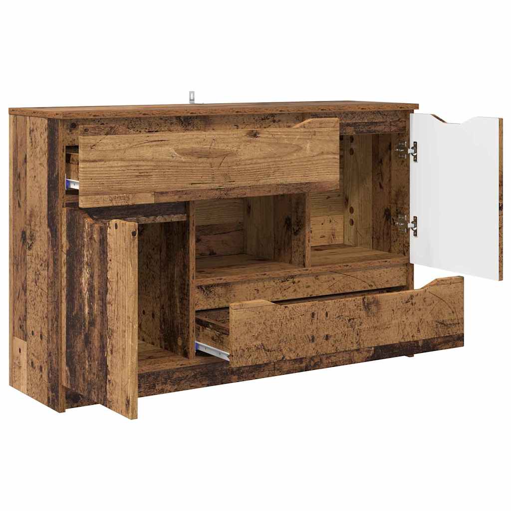 Serviesskap med skuff Gamle tre 100 x 30 x 65,6 Konstruert tre