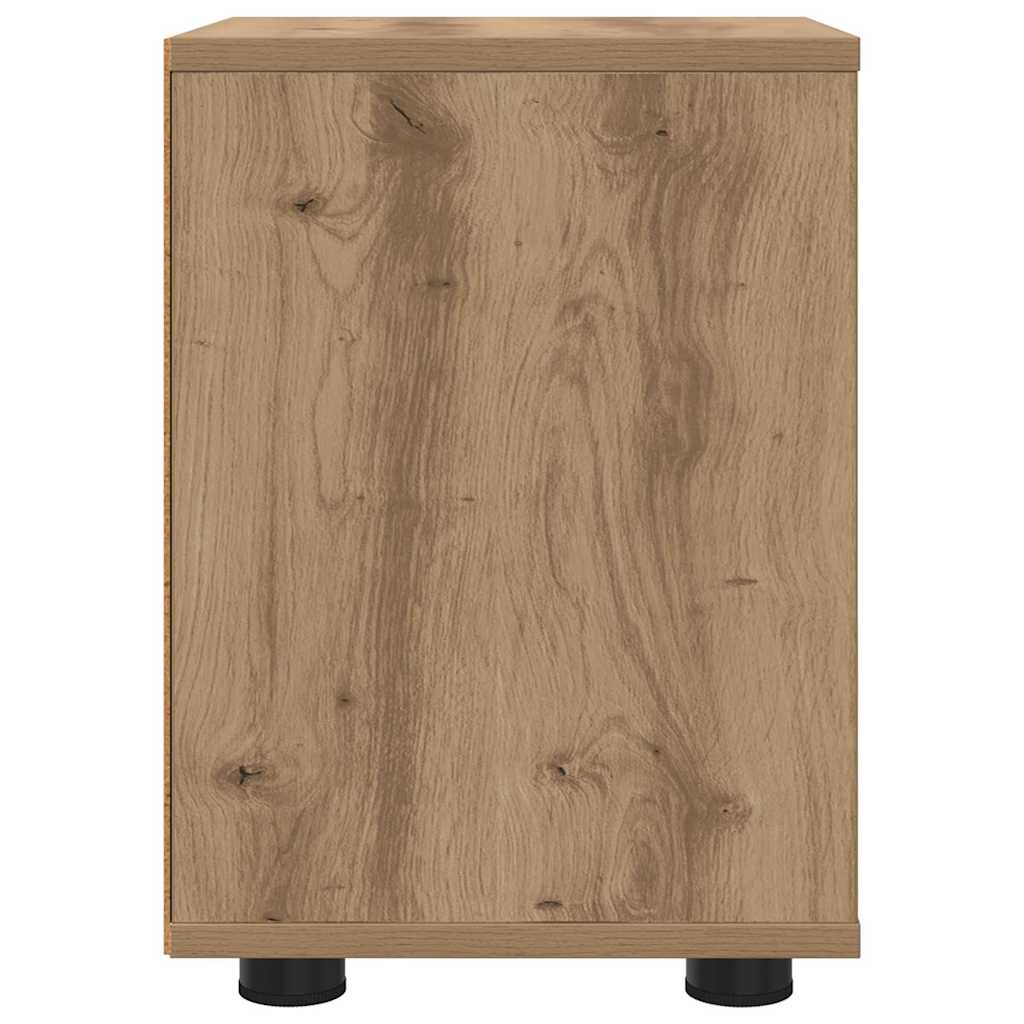 Nattbord 2 stk. Artisan Eik 30,5 x 30 x 43 cm Konstruert tre