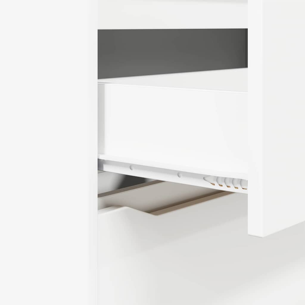 Oppbevaringsskap Hvit 80 x 48 x 57 cm Konstruert tre