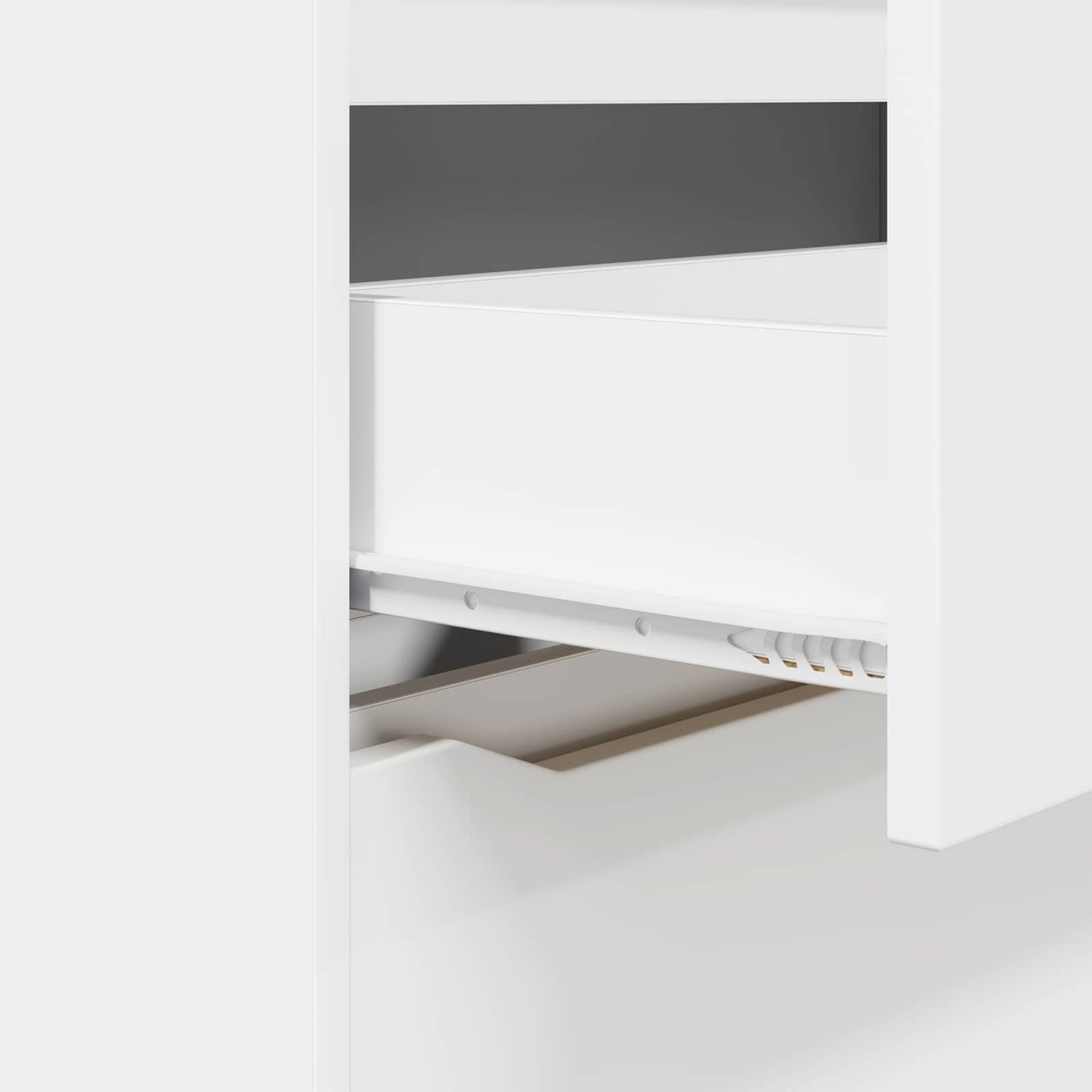 Oppbevaringsskap 80 x 48 x 57 cm Konstruert tre Hvit