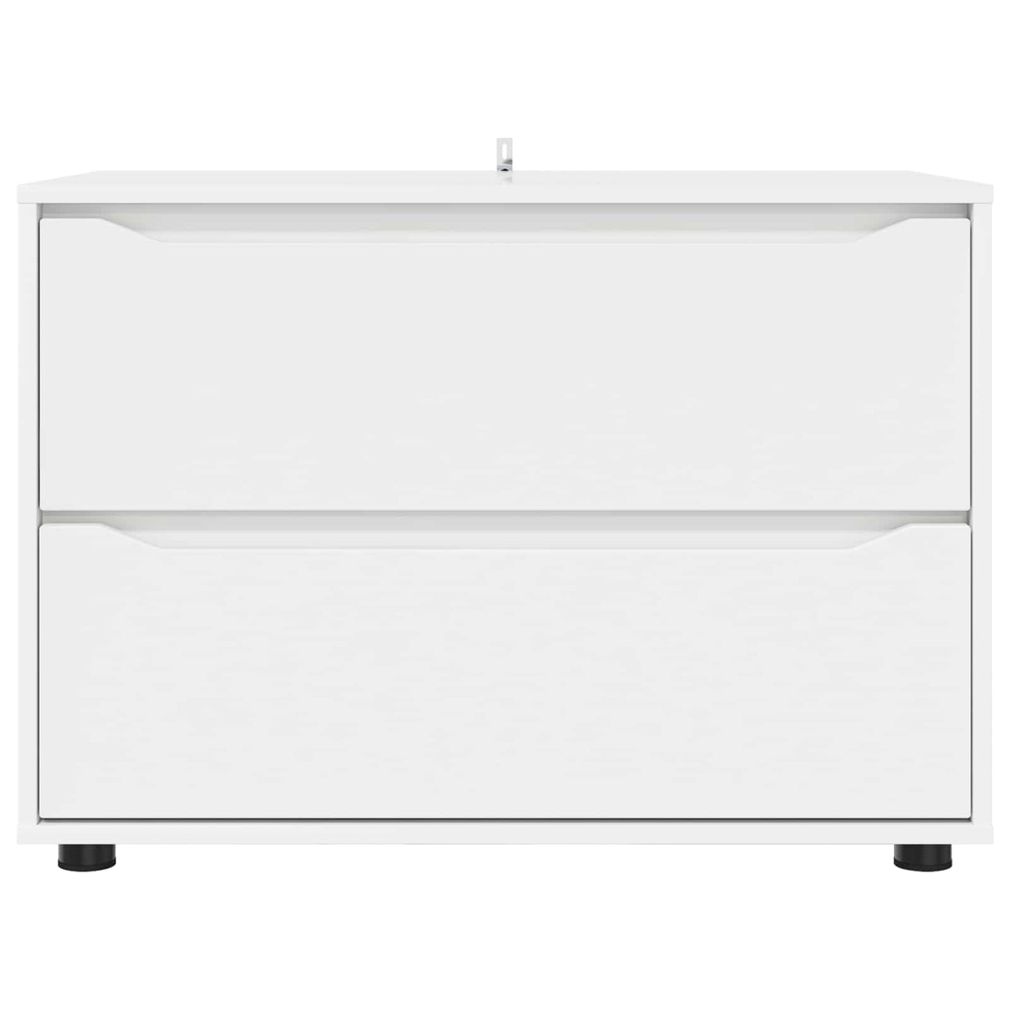 Oppbevaringsskap 80 x 48 x 57 cm Konstruert tre Hvit