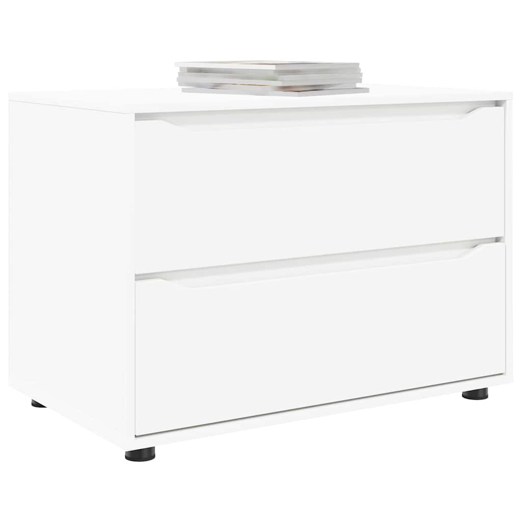 Oppbevaringsskap Hvit 80 x 48 x 57 cm Konstruert tre