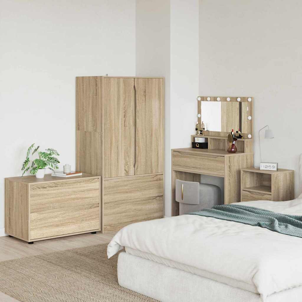Oppbevaringsskap Sonoma eik 80 x 48 x 57 cm Konstruert tre