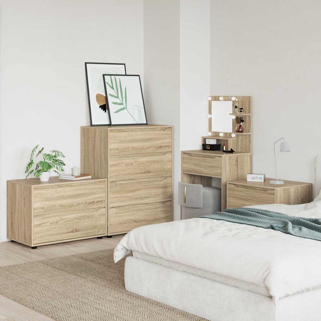 Oppbevaringsskap Sonoma eik 80 x 48 x 57 cm Konstruert tre