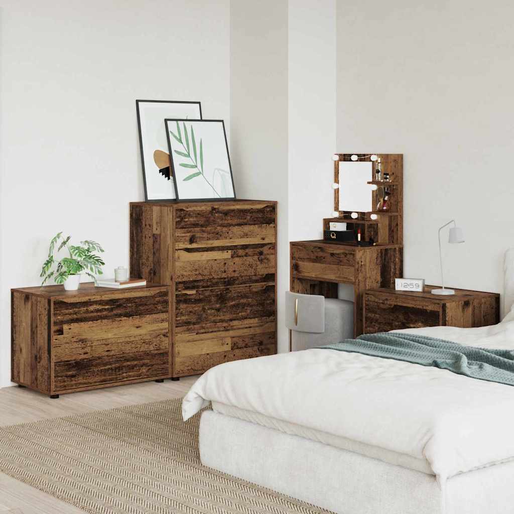 Oppbevaringsskap Gamle tre 80 x 48 x 57 cm Konstruert tre