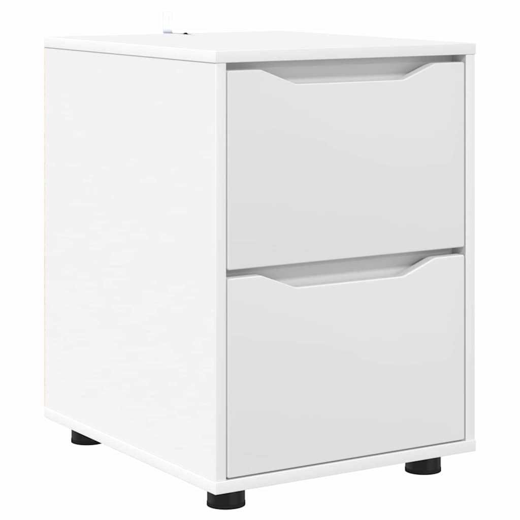 Oppbevaringsskap Hvit 40 x 48 x 57 cm Konstruert tre