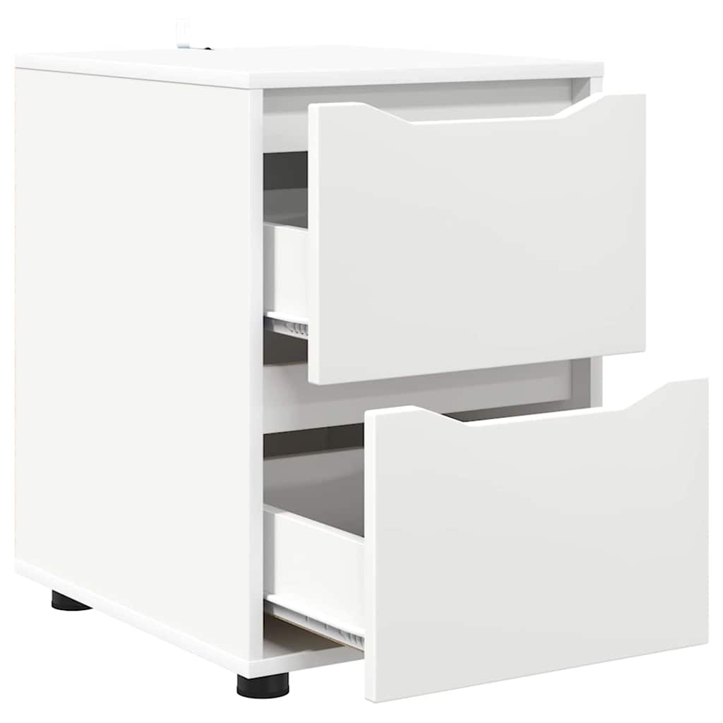 Oppbevaringsskap Hvit 40 x 48 x 57 cm Konstruert tre