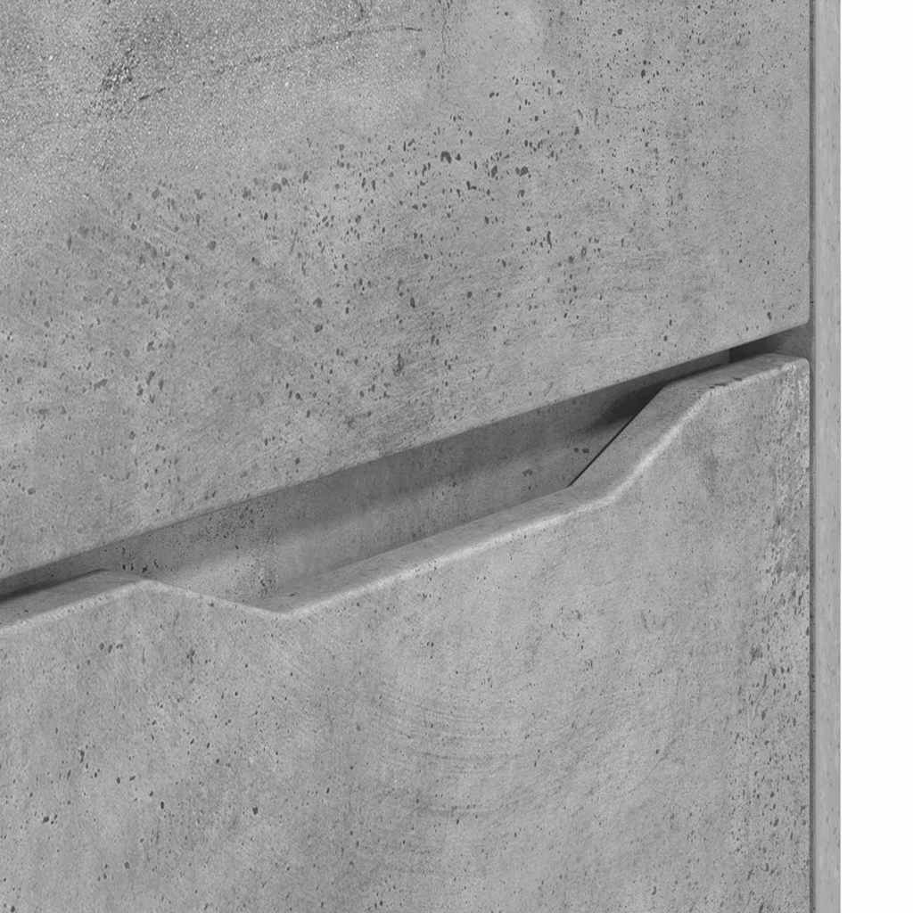 Oppbevaringsskap Betonggrå 40 x 48 x 57 cm Konstruert tre