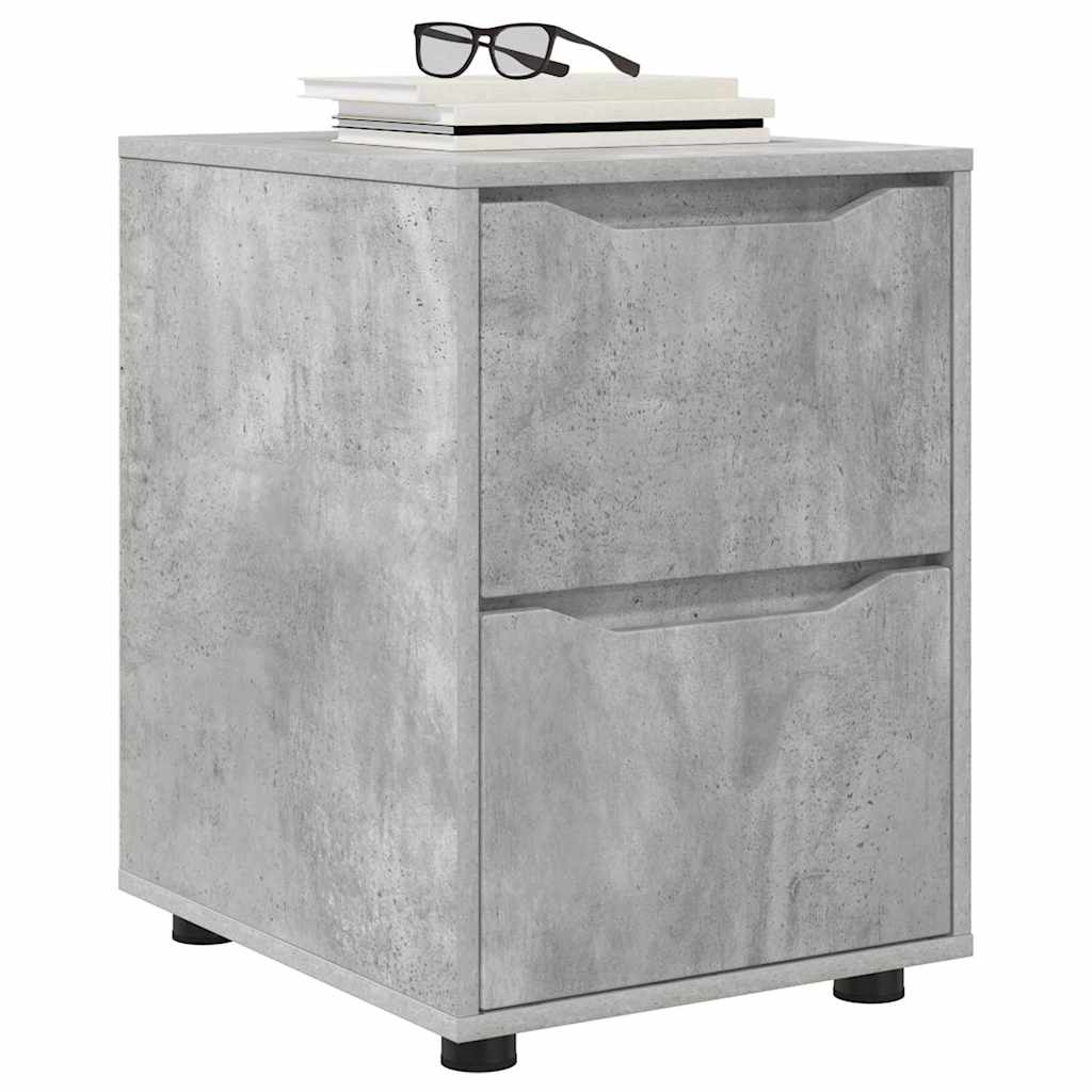 Oppbevaringsskap Betonggrå 40 x 48 x 57 cm Konstruert tre