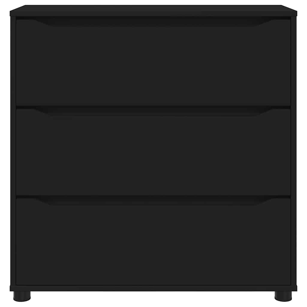 Oppbevaringsskap Svart 80 x 31 x 81 cm Konstruert tre