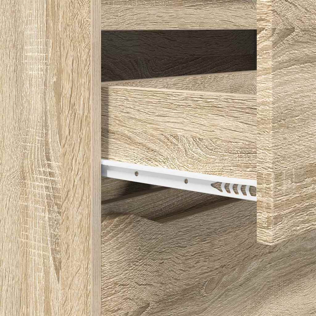 Oppbevaringsskap Sonoma eik 80 x 31 x 81 cm Konstruert tre