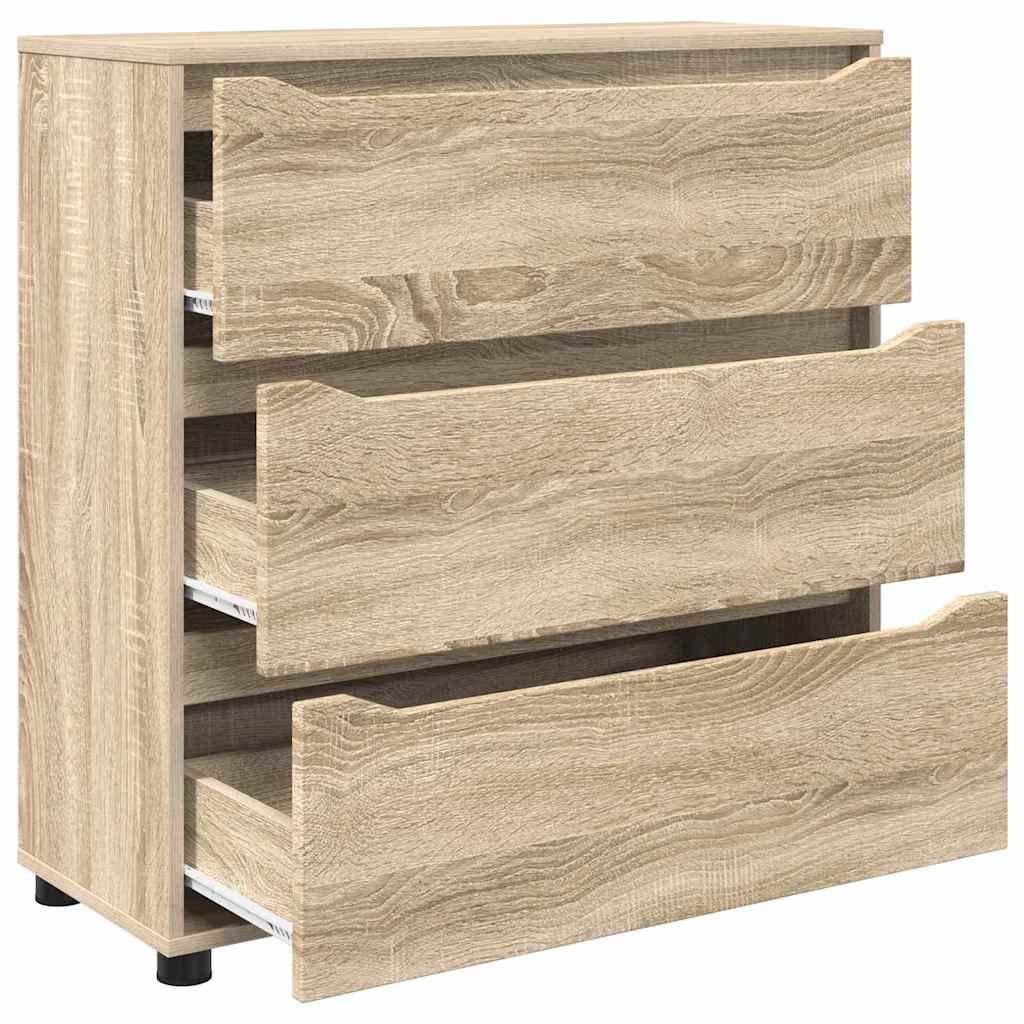 Oppbevaringsskap Sonoma eik 80 x 31 x 81 cm Konstruert tre