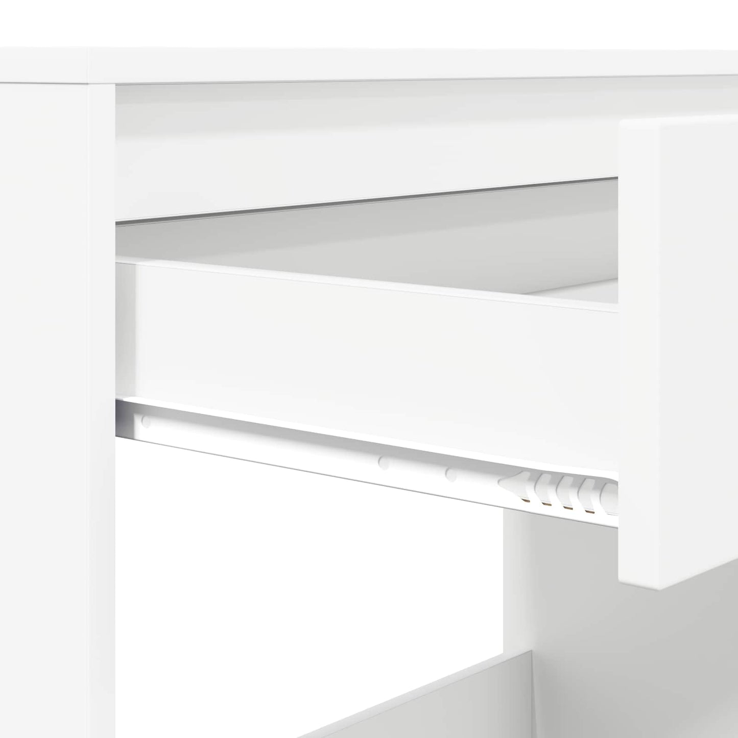 Skrivebord med skuff Hvit 100 x 50 x 78 cm Konstruert tre