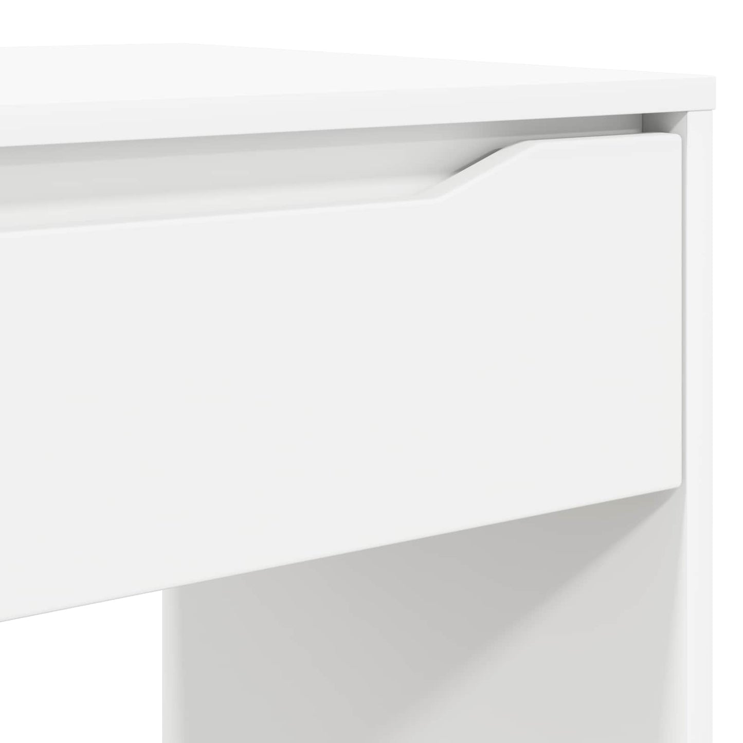 Skrivebord med skuff Hvit 100 x 50 x 78 cm Konstruert tre
