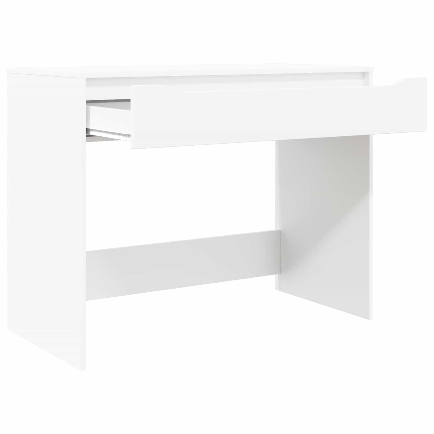 Skrivebord med skuff Hvit 100 x 50 x 78 cm Konstruert tre