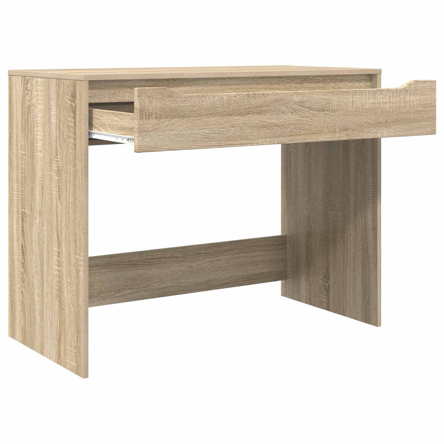 Skrivebord med skuff Sonoma eik 100 x 50 x 78 cm Konstruert tre