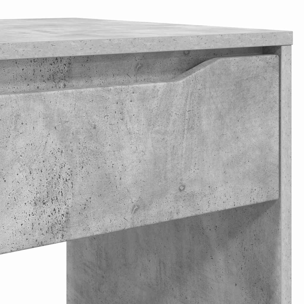 Skrivebord med skuff BetongGrå 100 x 50 x 78 cm Konstruert tre